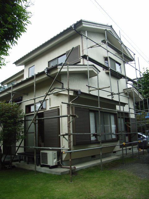 外壁塗装中2
