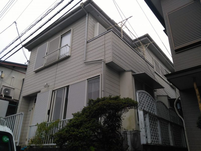 足場掛け前